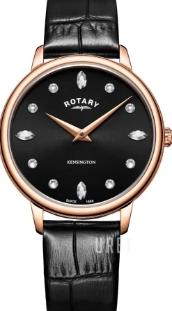 Kensington Svart/Läder Ø35 mm