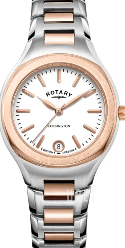 Kensington Vit/Roséguldstonat stål Ø32 mm