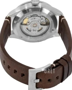 Khaki Aviation Svart/Läder Ø38 mm