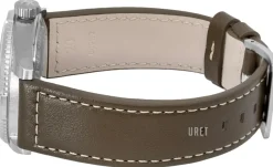 Khaki Field Expedition Auto Svart/Läder Ø37 mm