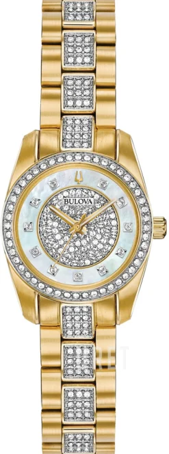 Kristallinfattad/Gulguldtonat stål Ø24 mm