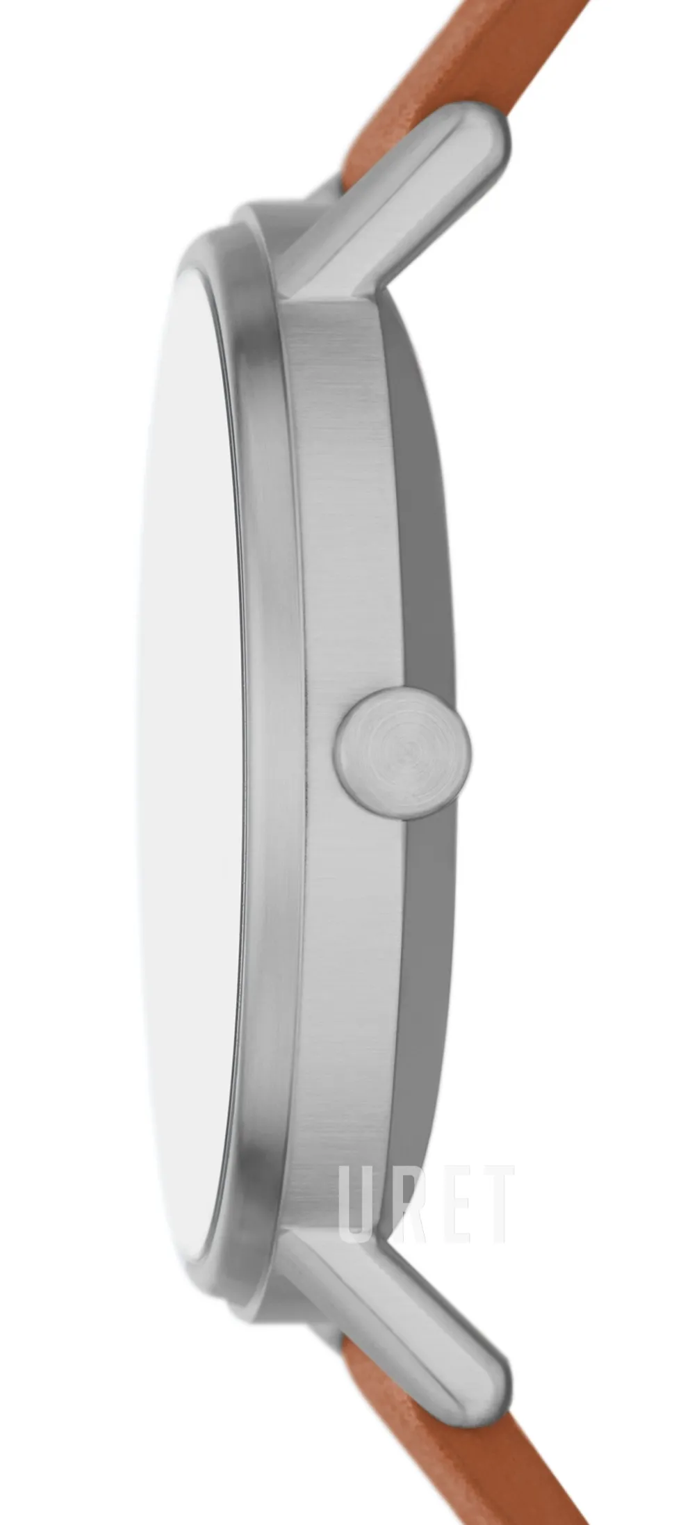 Kuppel Blå/Läder Ø44 mm