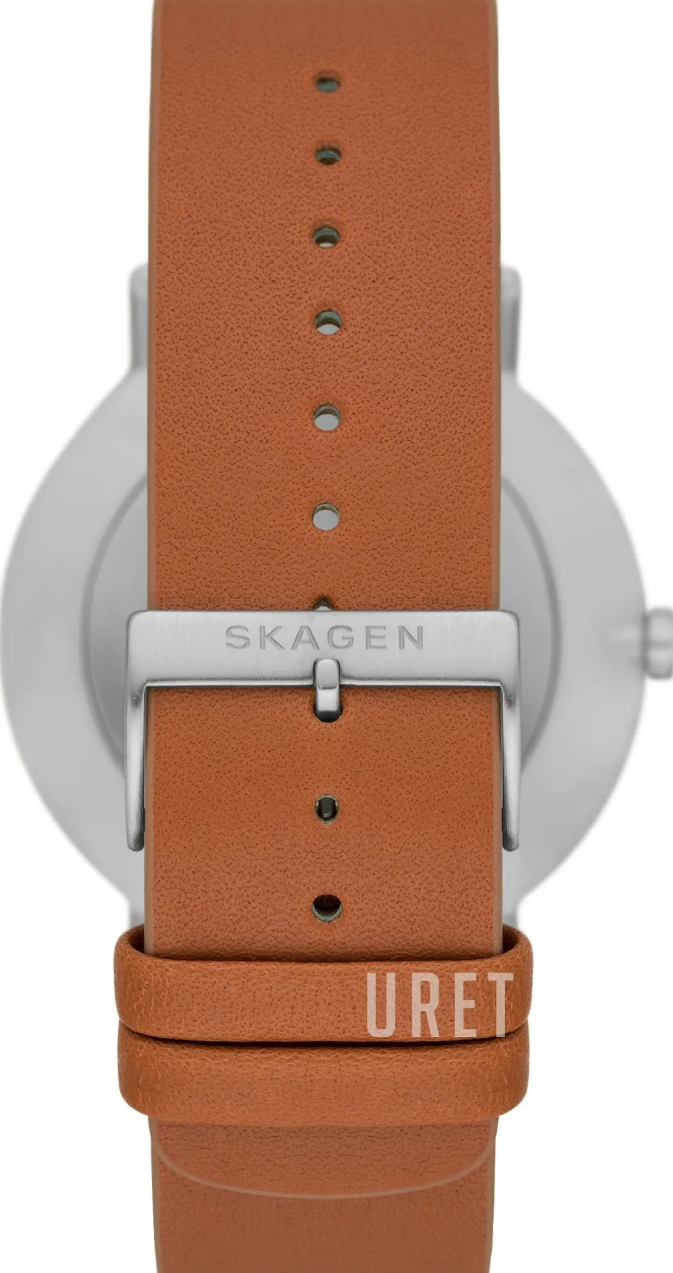 Kuppel Blå/Läder Ø44 mm