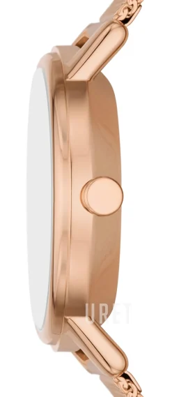 Kuppel Lille Vit/Roséguldstonat stål Ø32 mm