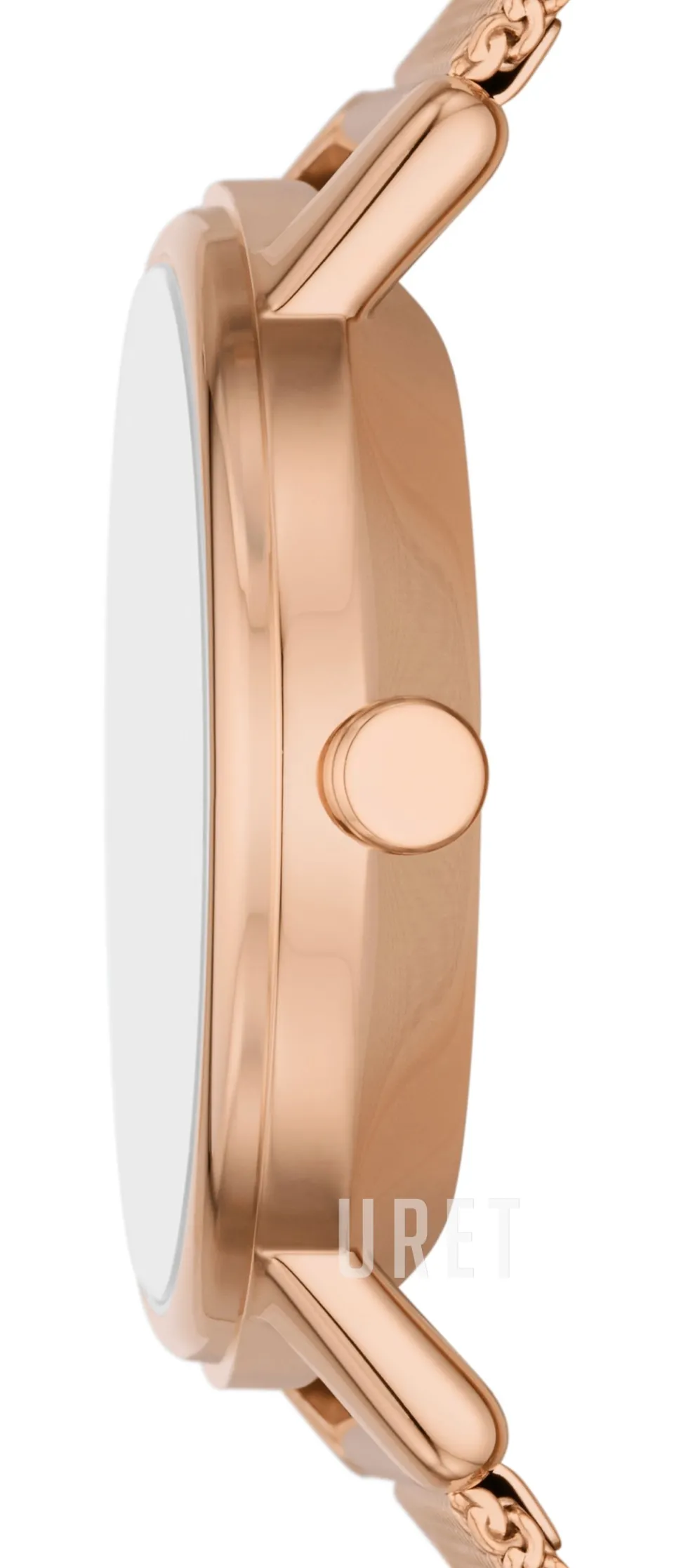 Kuppel Lille Vit/Roséguldstonat stål Ø32 mm