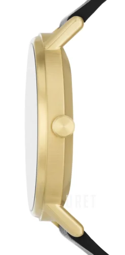 Kuppel Svart/Läder Ø44 mm