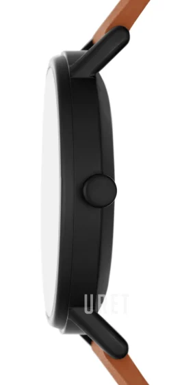 Kuppel Vit/Läder Ø44 mm