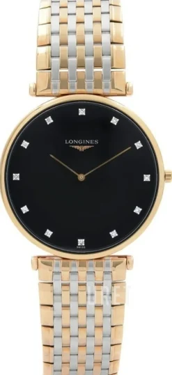 La Grande Classique De Svart/Roséguldstonat stål Ø37 mm