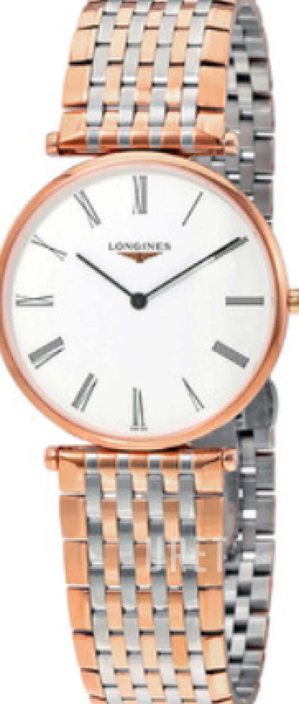 La Grande Classique De Vit/Roséguldstonat stål Ø36 mm
