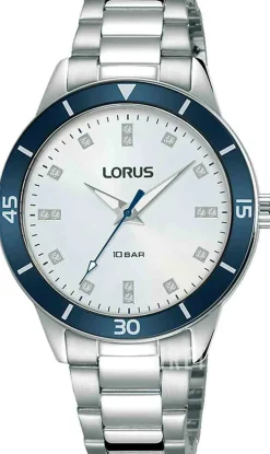 Ladies Vit/Stål Ø34 mm