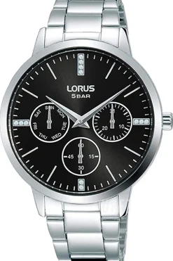 Lady Svart/Stål Ø36 mm