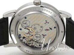 Lange 1 GMT Silverfärgad/Läder Ø41.9 mm