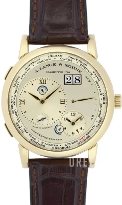 Lange 1 GMT Vit/Läder Ø41.9 mm