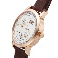 Lange 1 GMT Vit/Läder Ø41.9 mm