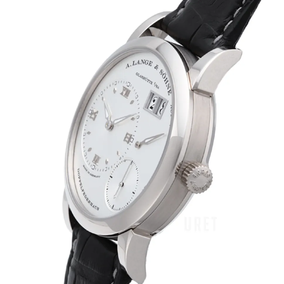 Lange 1 Silverfärgad/Läder Ø38.5 mm