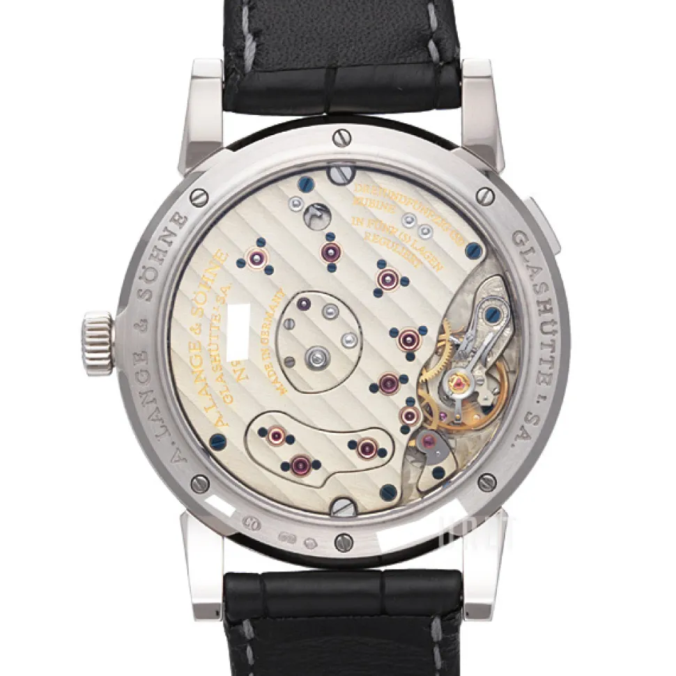 Lange 1 Silverfärgad/Läder Ø38.5 mm