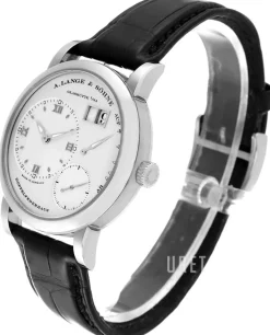 Lange 1 Silverfärgad/Läder Ø39 mm