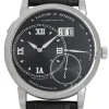 Lange 1 Svart/Läder Ø42 mm