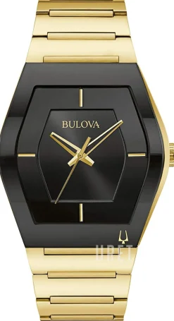 Latin Svart/Gulguldtonat stål