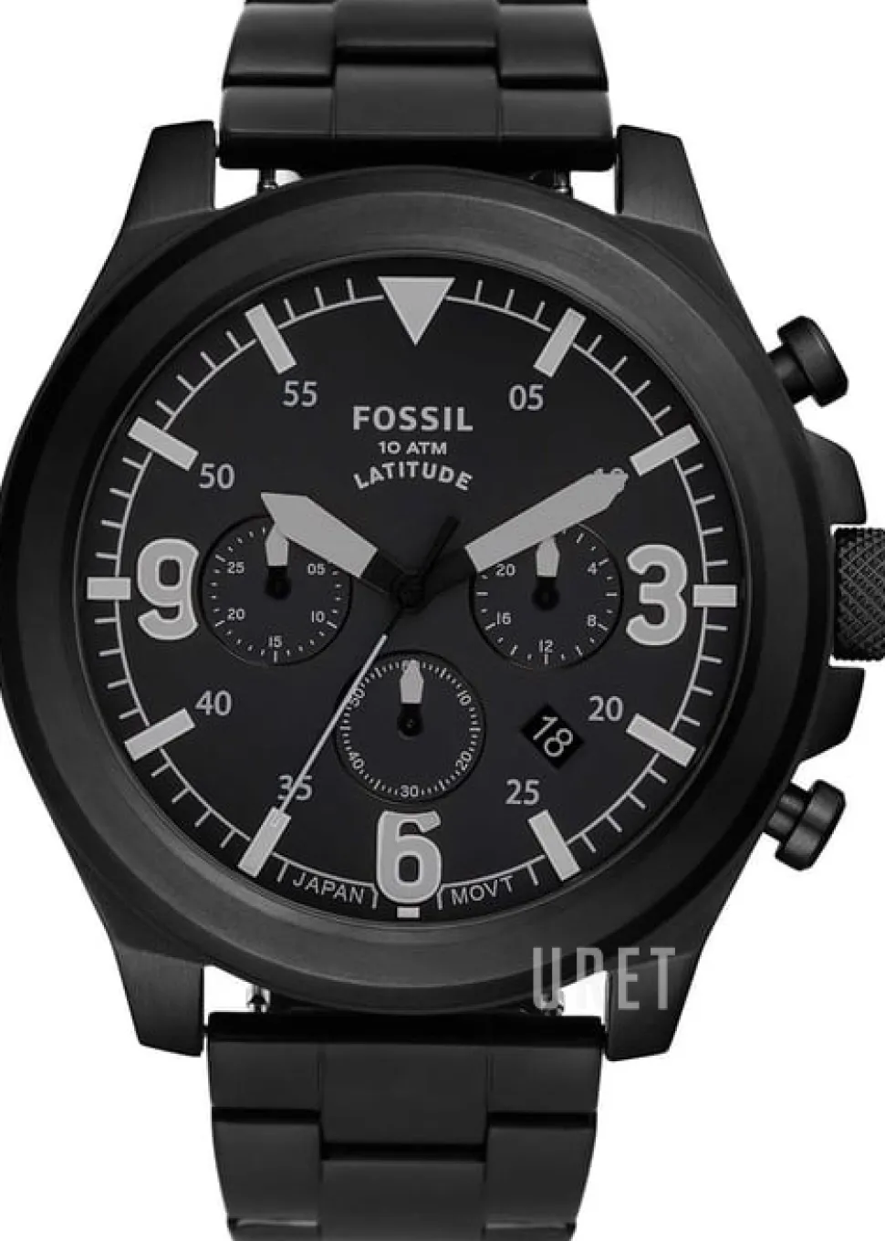 Latitude Svart/Stål Ø50 mm