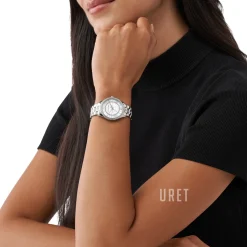 Lauryn Vit/Stål Ø33 mm