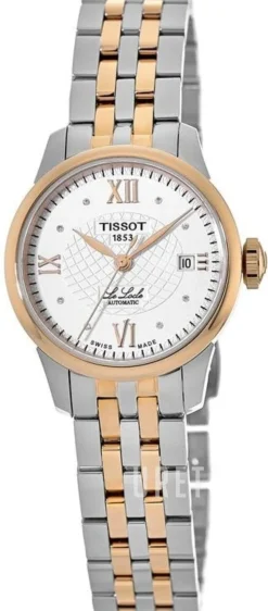 Le Locle Silverfärgad/Roséguldstonat stål Ø25.3 mm