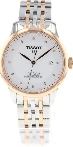 Le Locle Silverfärgad/Roséguldstonat stål Ø39 mm