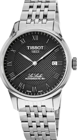 Le Locle Svart/Stål Ø39.3 mm