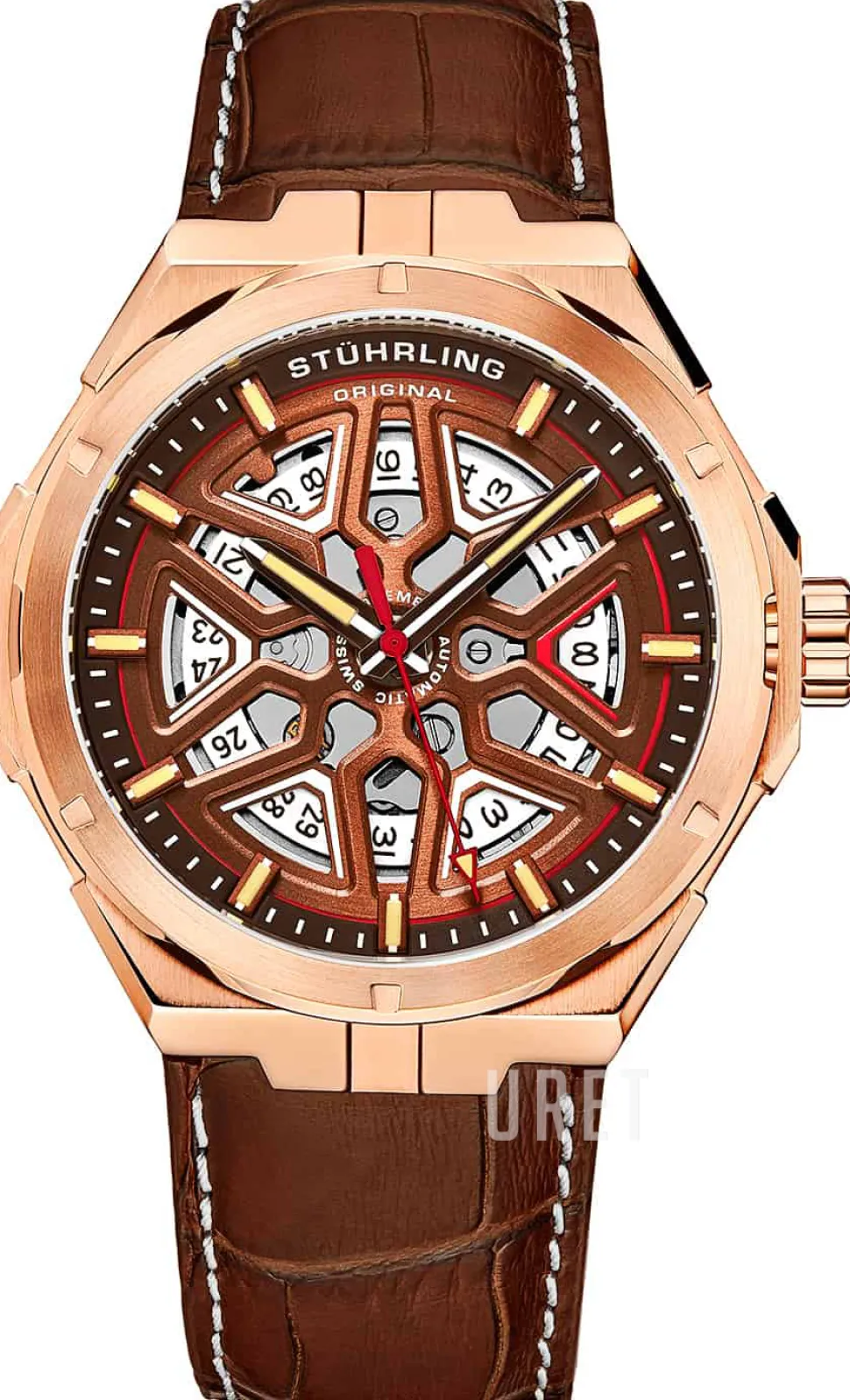 Legacy Brun/Läder Ø44 mm