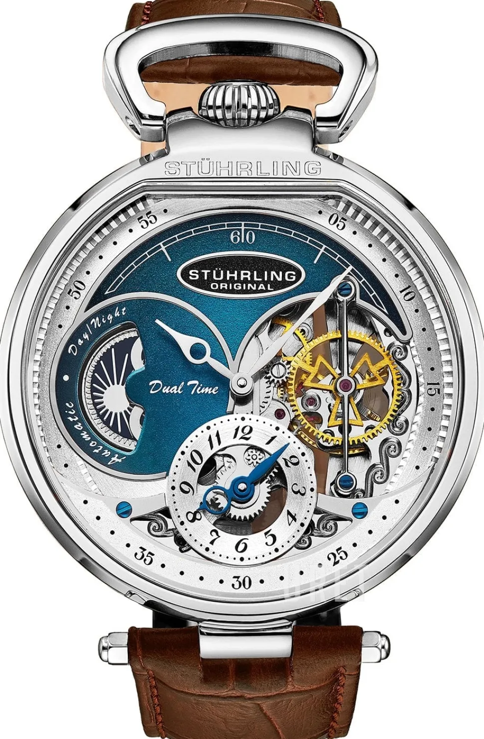 Legacy Modena Blå/Läder Ø46 mm