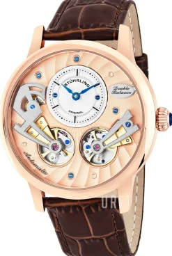 Legacy Roséguldstonad/Läder Ø45 mm