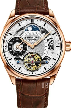 Legacy Silverfärgad/Läder Ø42 mm