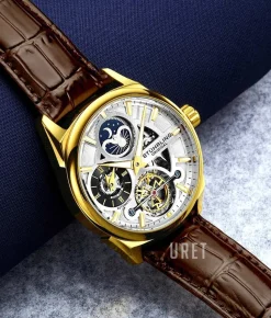 Legacy Silverfärgad/Läder Ø42.5 mm