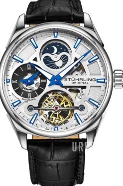 Legacy Silverfärgad/Läder Ø42.5 mm