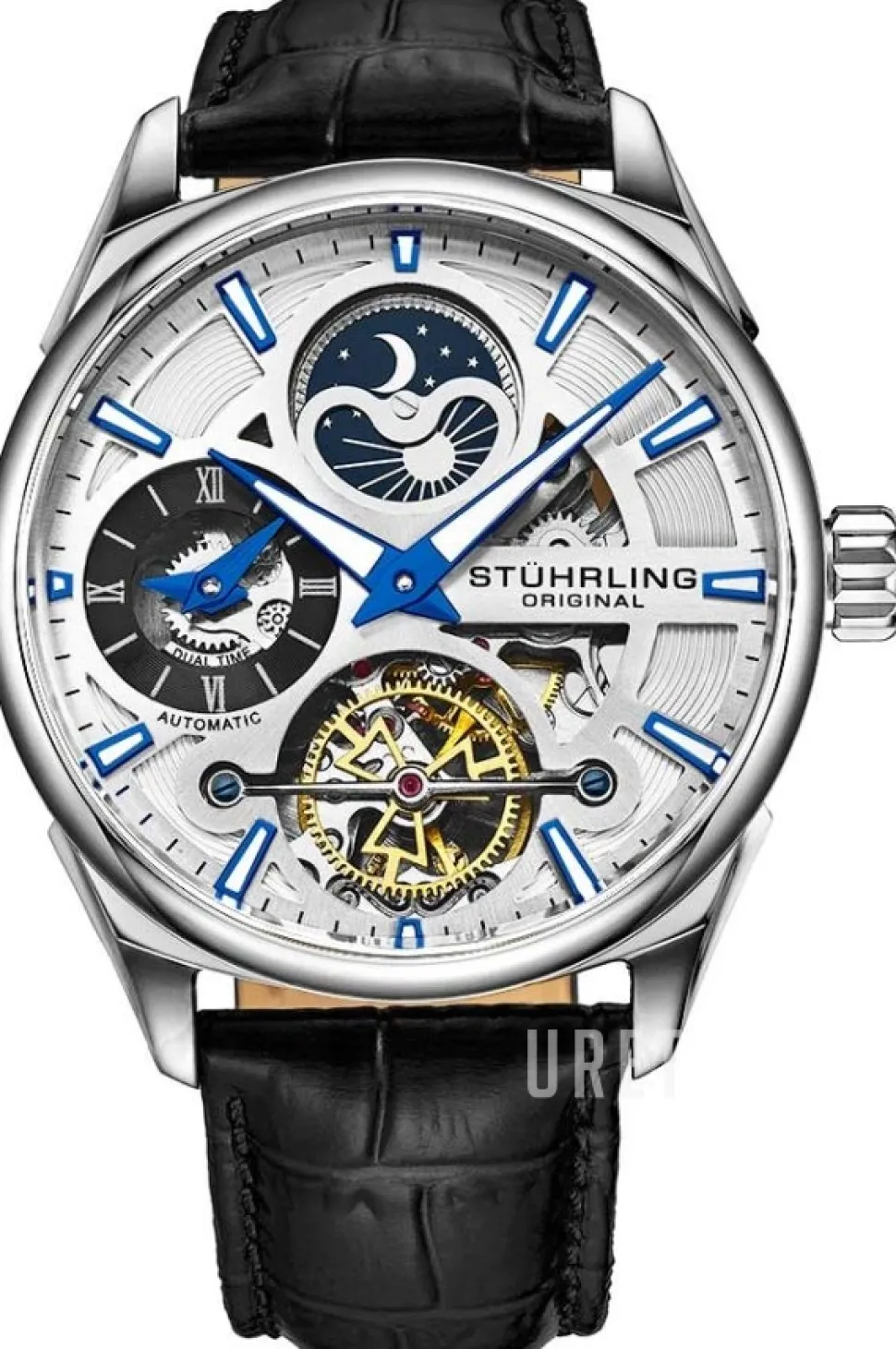 Legacy Silverfärgad/Läder Ø42.5 mm