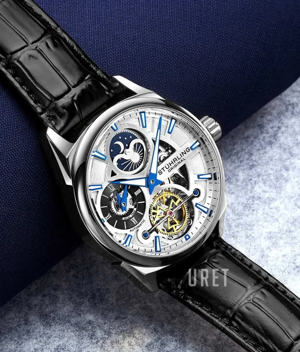 Legacy Silverfärgad/Läder Ø42.5 mm