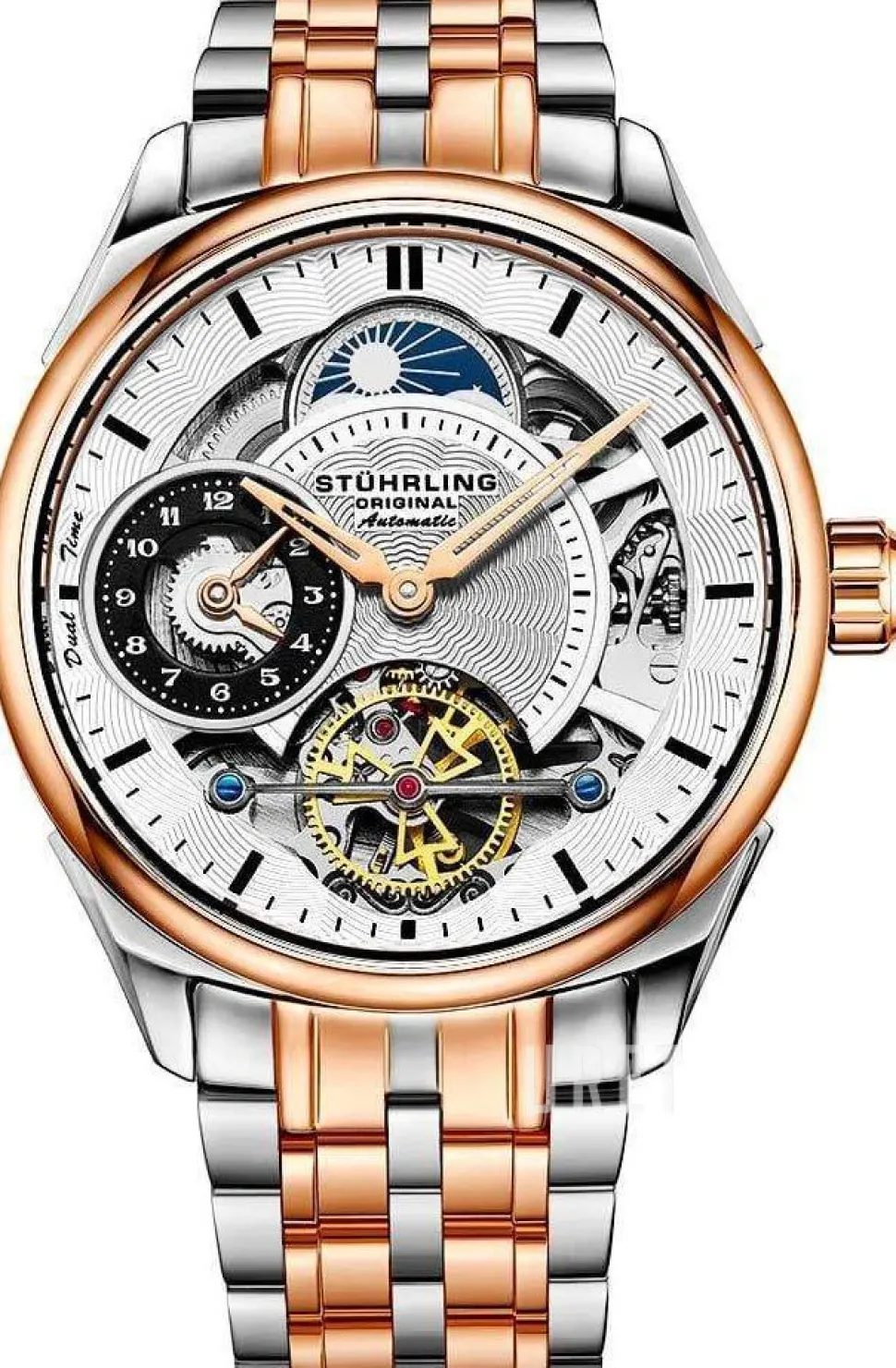 Legacy Silverfärgad/Roséguldstonat stål Ø42 mm