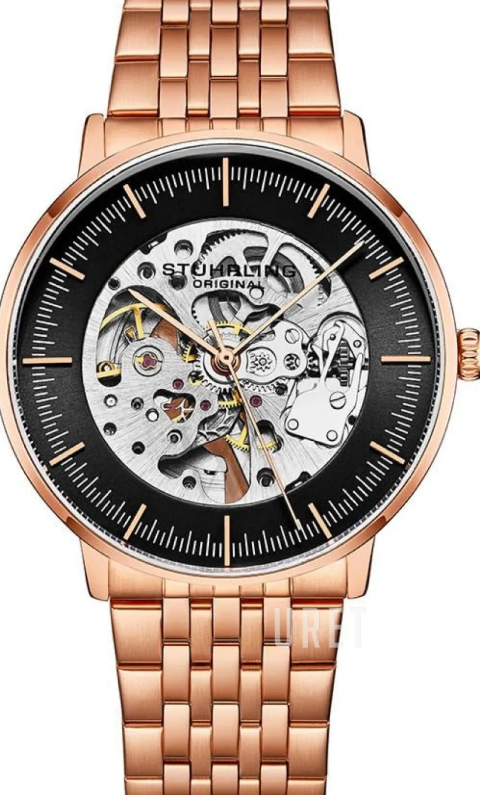 Legacy Svart/Roséguldstonat stål Ø42 mm