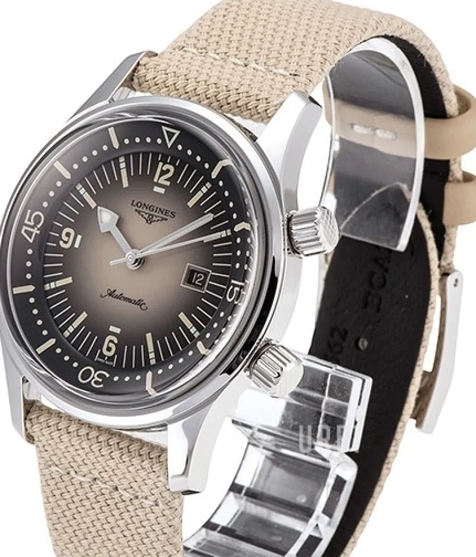 Legend Diver Beige/Läder Ø36 mm