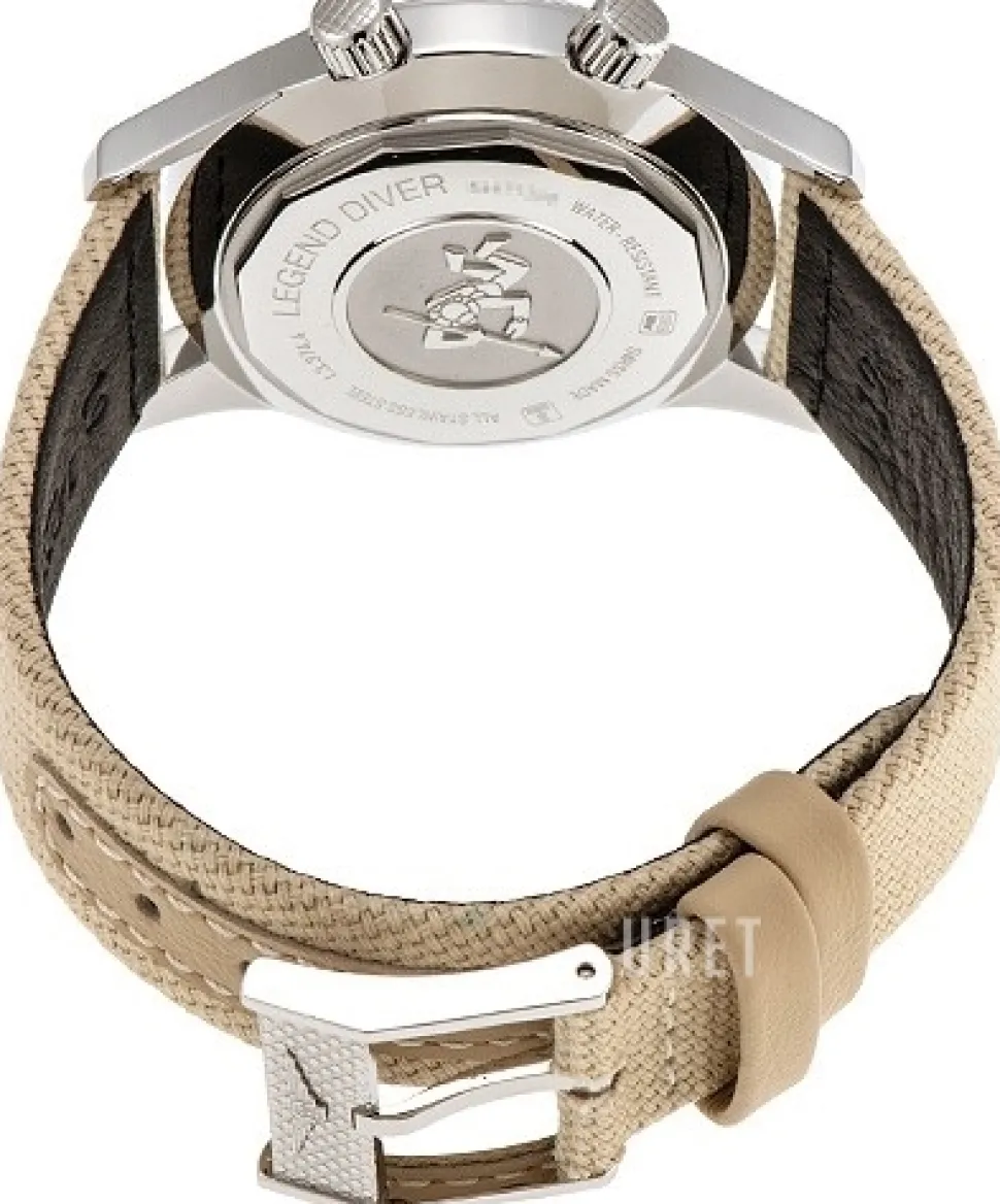 Legend Diver Beige/Läder Ø36 mm