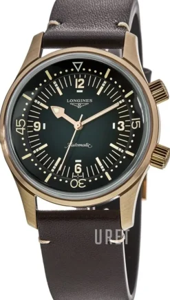 Legend Diver Grön/Läder Ø42 mm