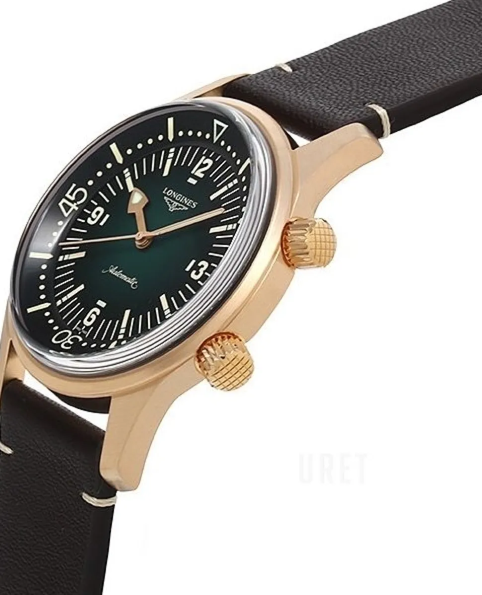 Legend Diver Grön/Läder Ø42 mm