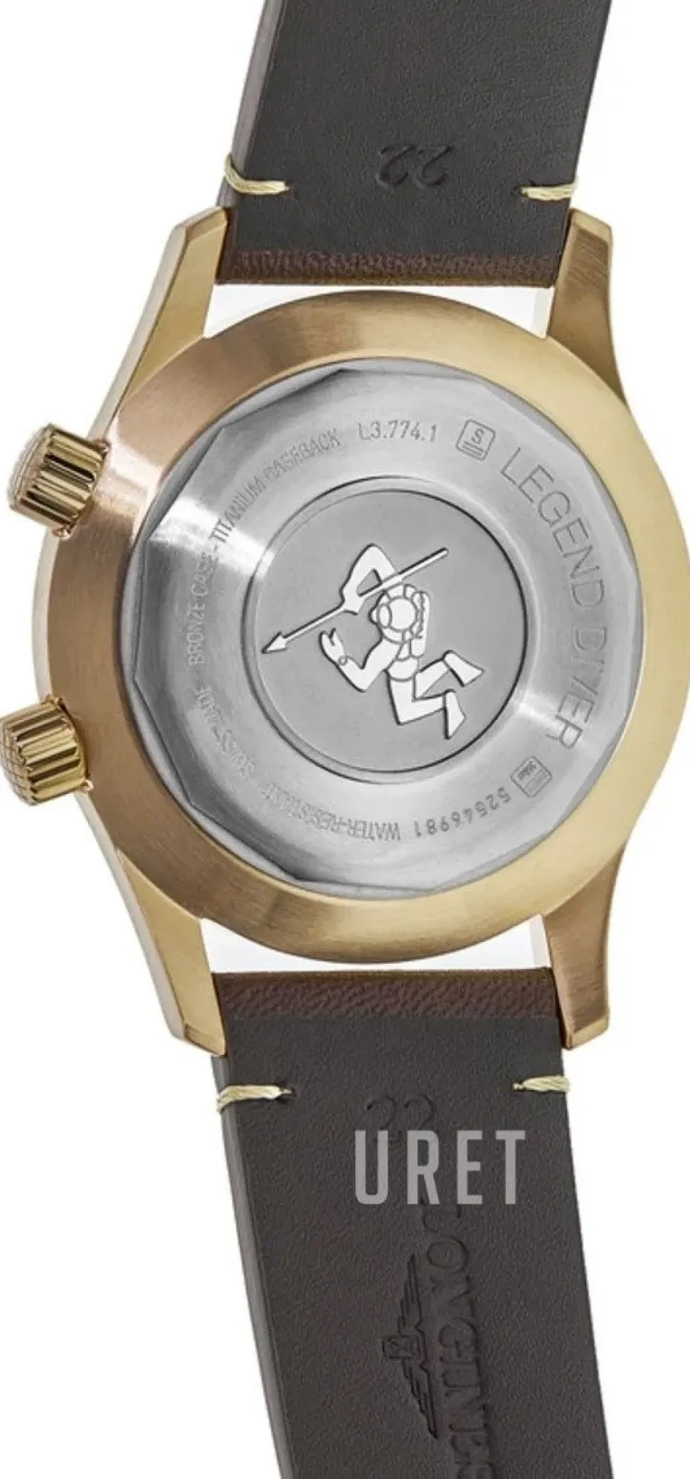 Legend Diver Grön/Läder Ø42 mm