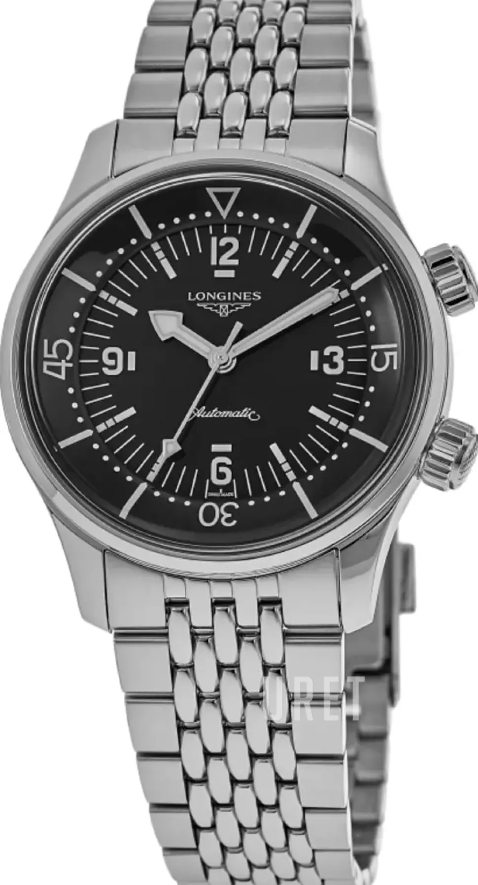 Legend Diver Röd/Stål Ø39 mm