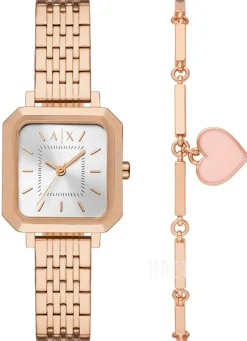 Leila Silverfärgad/Roséguldstonat stål Ø27 mm