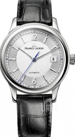 Les Classiques Silverfärgad/Läder Ø38 mm