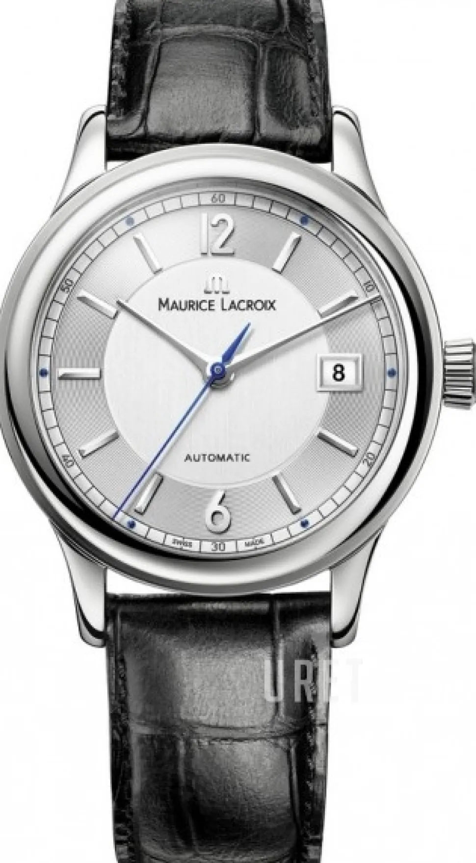 Les Classiques Silverfärgad/Läder Ø38 mm