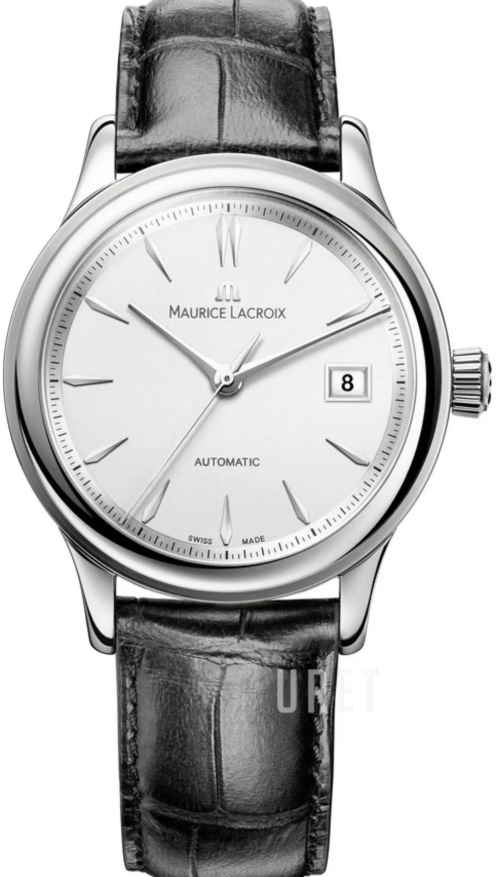 Les Classiques Silverfärgad/Läder Ø38 mm