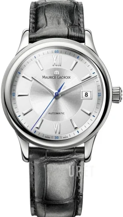 Les Classiques Silverfärgad/Läder Ø38 mm