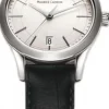 Les Classiques Silverfärgad/Läder Ø33 mm